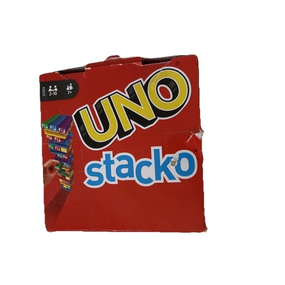 Uno Stacko Stacking Block Game 2020 Pre-owned In Box - Picture 6 of 9